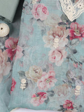 Printed Linen Unstitched Suit Piece With Dupatta